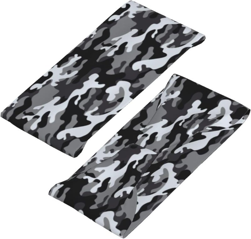 Gianlaima Sports Sweatband Head Bands for Women Men Sweat-Absorbing Headbands Suitable for Running Yoga Fitness Football Exercise - Image 2